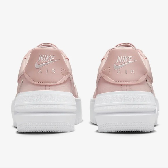 Nike Women’s Air Force 1 Platform Pink Oxford - Picture 4 of 7